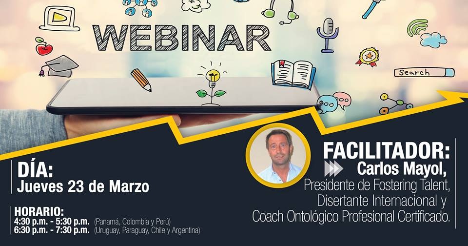 Webinar: Coaching y liderazgo para el desarrollo profesional y personal.