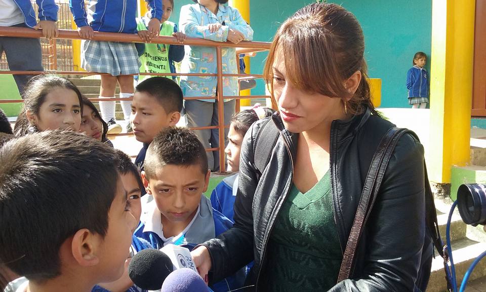 La periodista que llor&oacute;