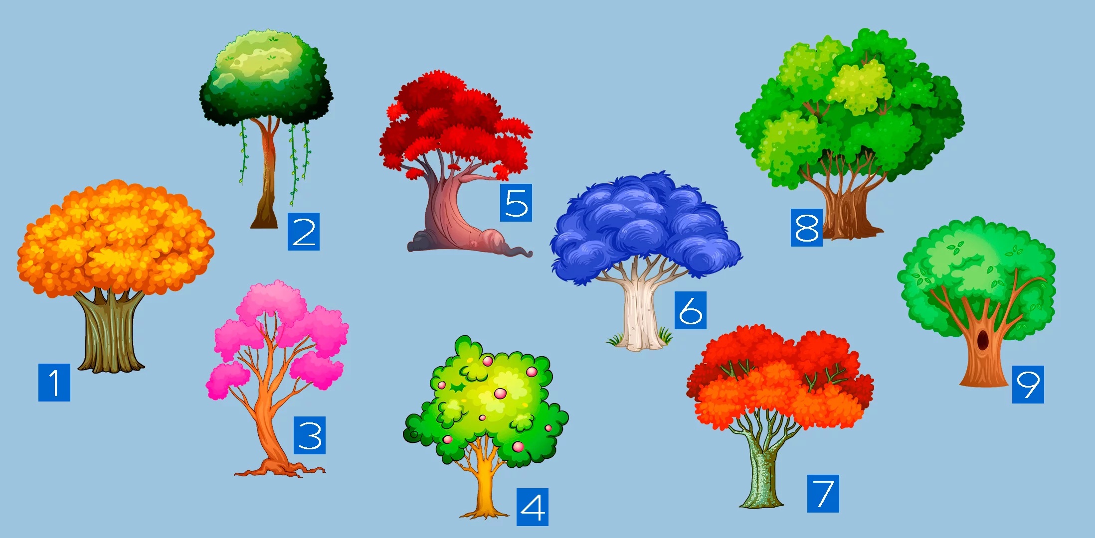 Test: &iexcl;elige un &aacute;rbol y este revelar&aacute; tu destino para el nuevo a&ntilde;o!