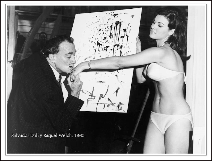  Salvador Dal&iacute; y Raquel Welch