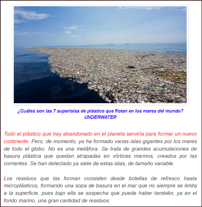 7 grandes islas d pl&aacute;sticos desechados inundan nuestros oc&eacute;anos con alto riesgo para nuestra salud