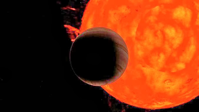 Ocaso y muerte de un planeta
